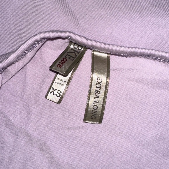 BKE | Core Extra Long Tank Top Cami Spaghetti Strap Voop Neck Light Purple Lilac - Picture 6 of 10